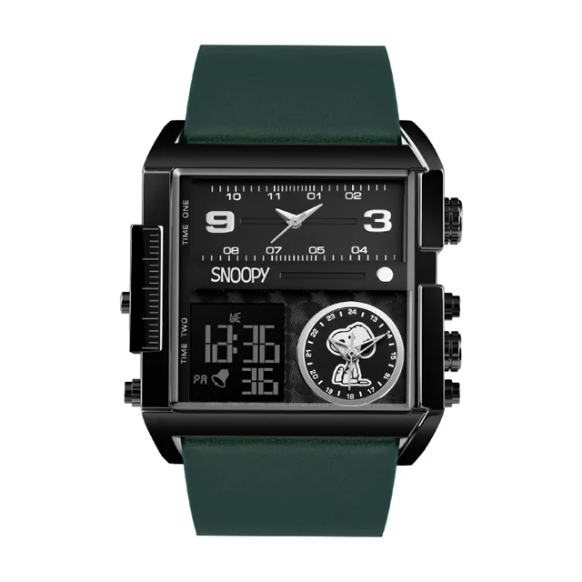 

Skmei & Snoopy 1584 Cartoon Waterproof Quartz Lovely Men's Stainless Steel Digital Wristwatch