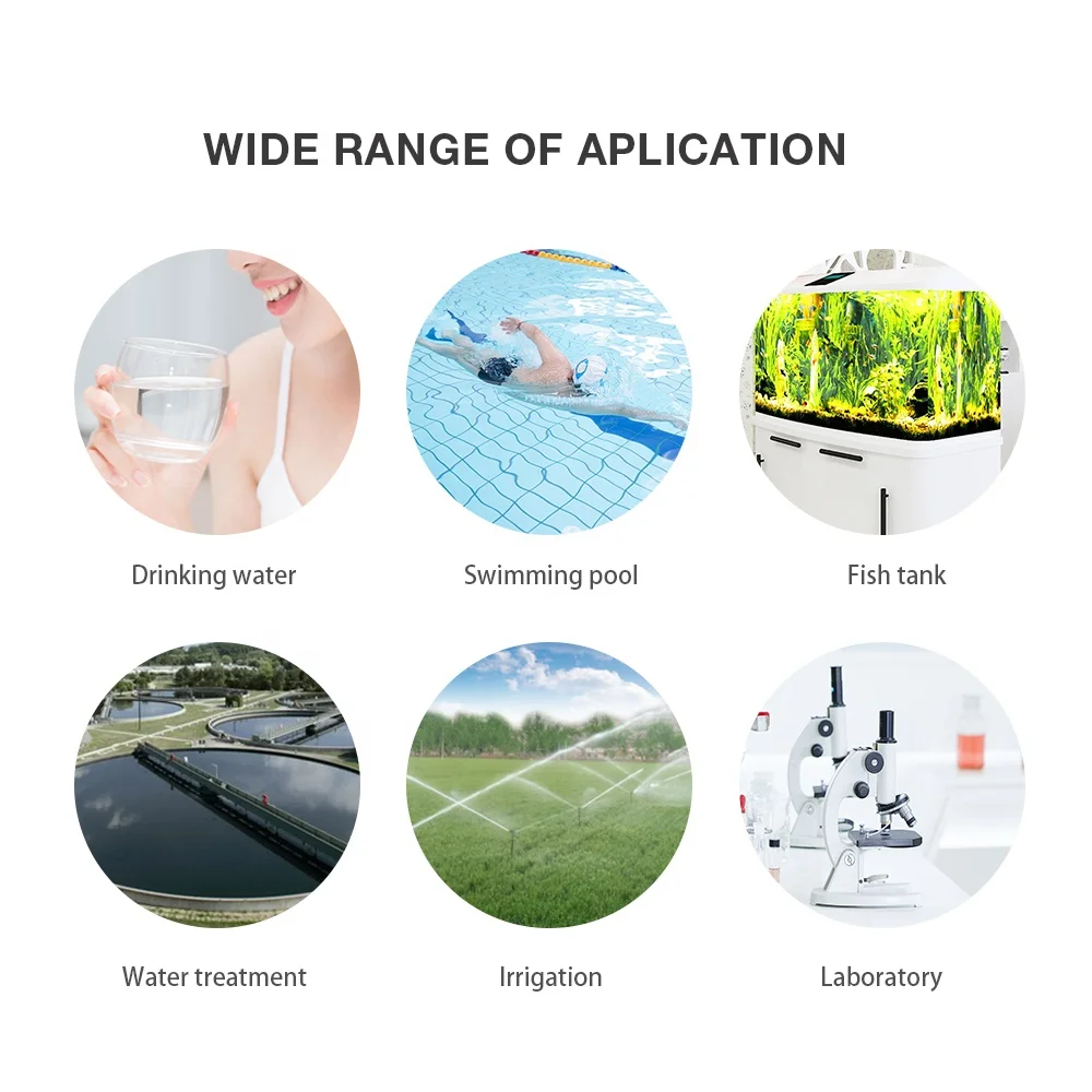 
Multi-parameter Digital PH meter Professional 7 in 1 Water Testing Meter Monitor ORP PH RH EC CF TDS TEMP Meter 