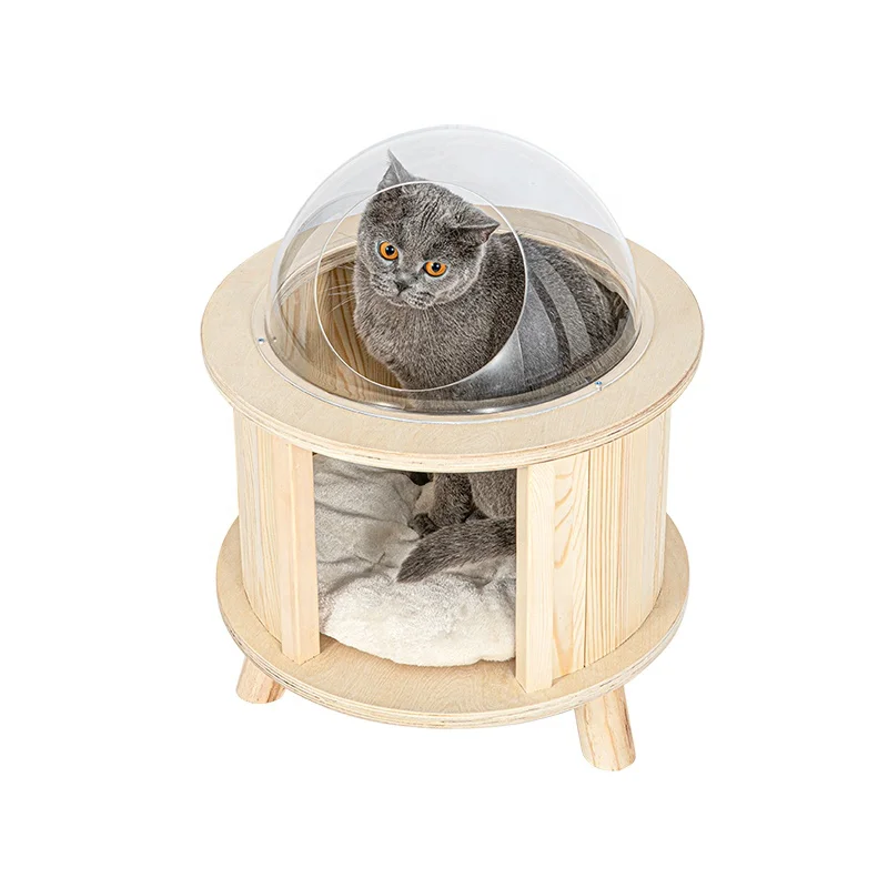 

2021 New Style Cat Tree pet Cat furniture floor-mounted space capsule bed