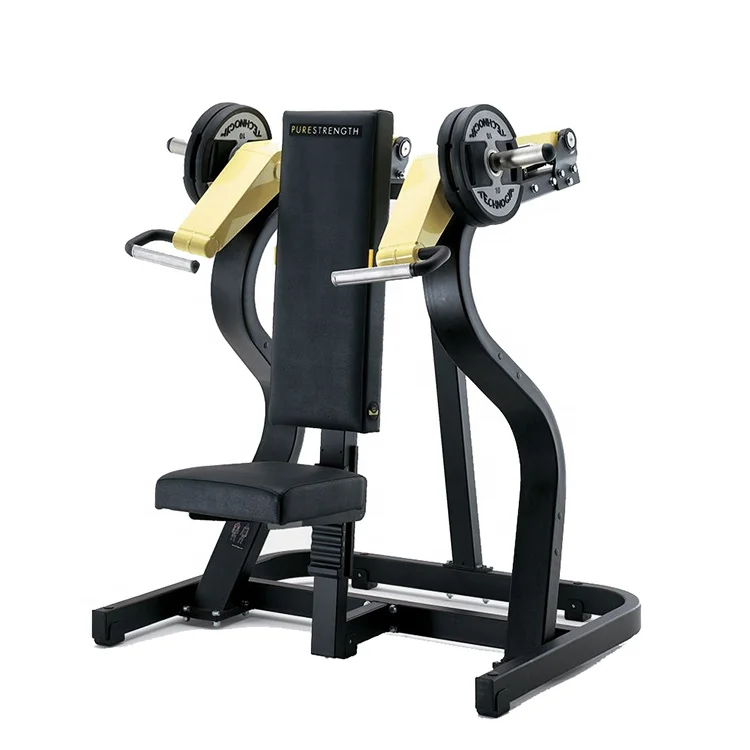 

Hot selling commercial gym steel tube hammer strength seated shoulder press plated loaded sports machine