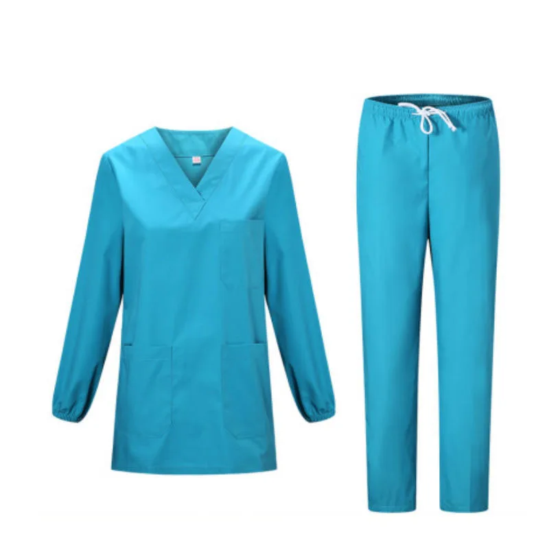 

2021 New Design Scrubs Uniforms Nursing Woman Scrub Nurse Uniforms Nurse Uniform Medical Scrubs, Customized