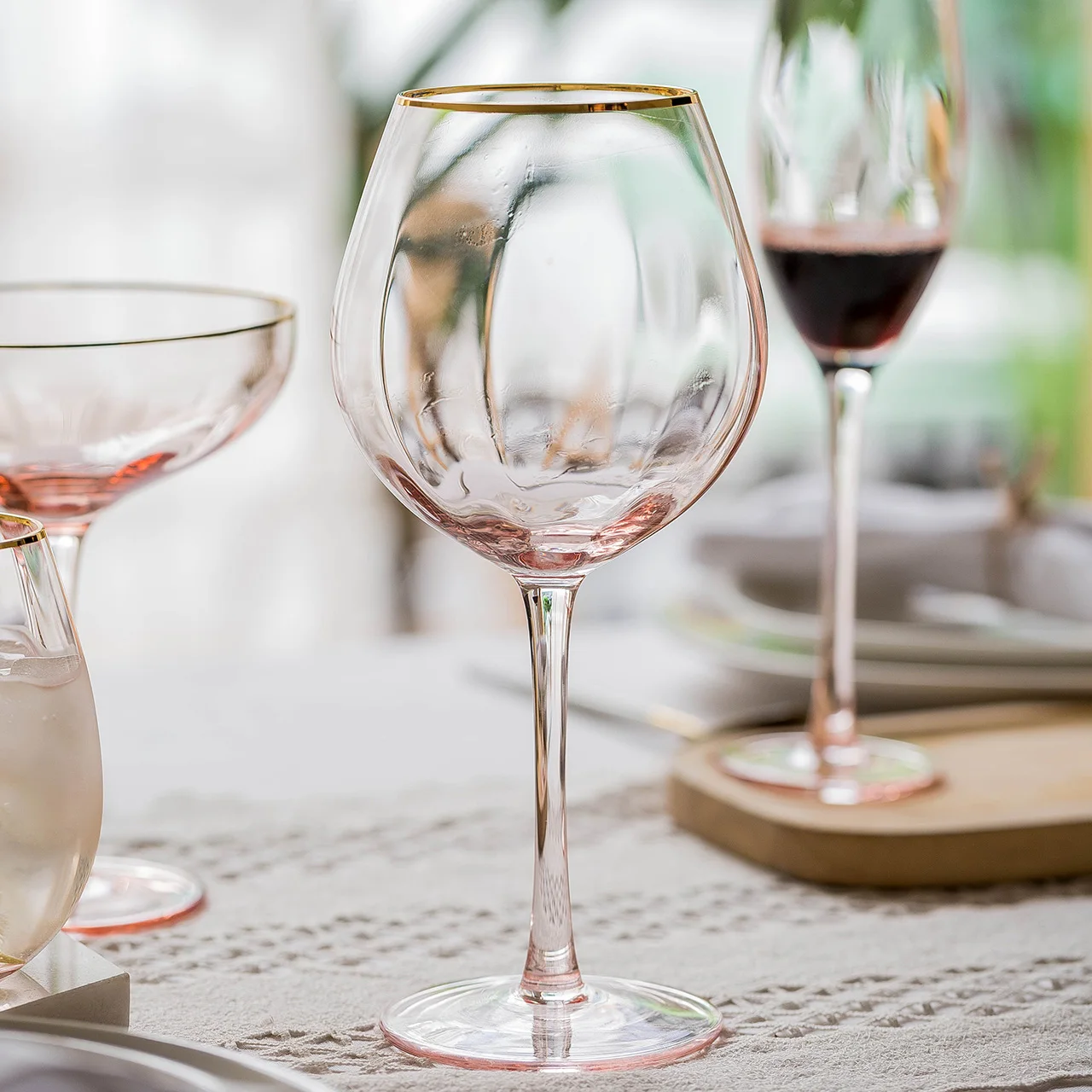 

MONAZONE Stemware Champagne Home Wine Glass Crystal Glass Creative Wine Set Wine Glass