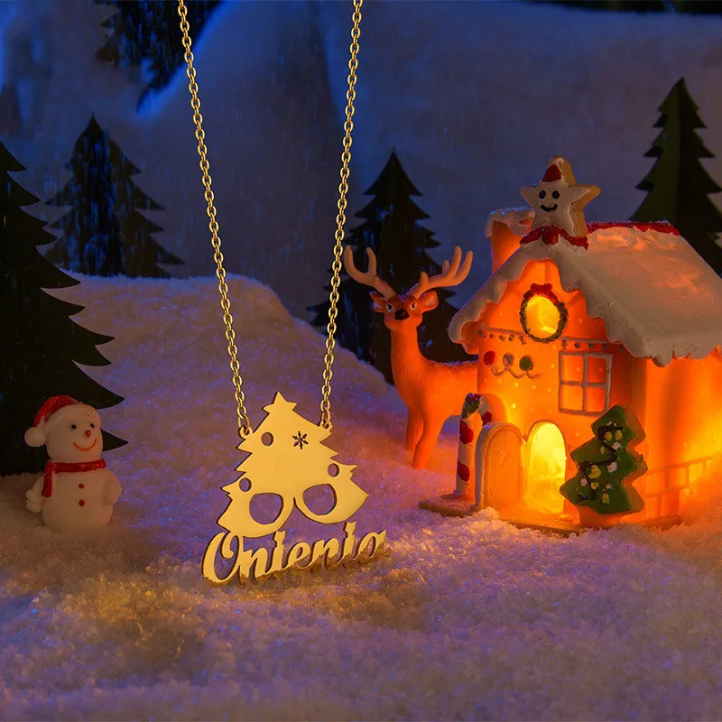 

Hot Selling 18k Gold Plated Customized Pendant 316L Stainless Steel 3D Personalized Name Custom Letter Rose Gold Necklace, Picture