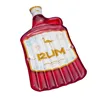 customize inflatable bottle floating raft mattress