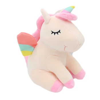 Rainbow Unicorn Stuffed Animal With Wings Plush New Toys For Kids - Buy ...