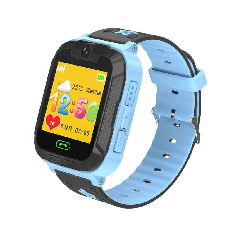 

GPS Running Smart Watch Support 3G Cell Phone Function 2-Way Call with Remote monitor, Pink blue