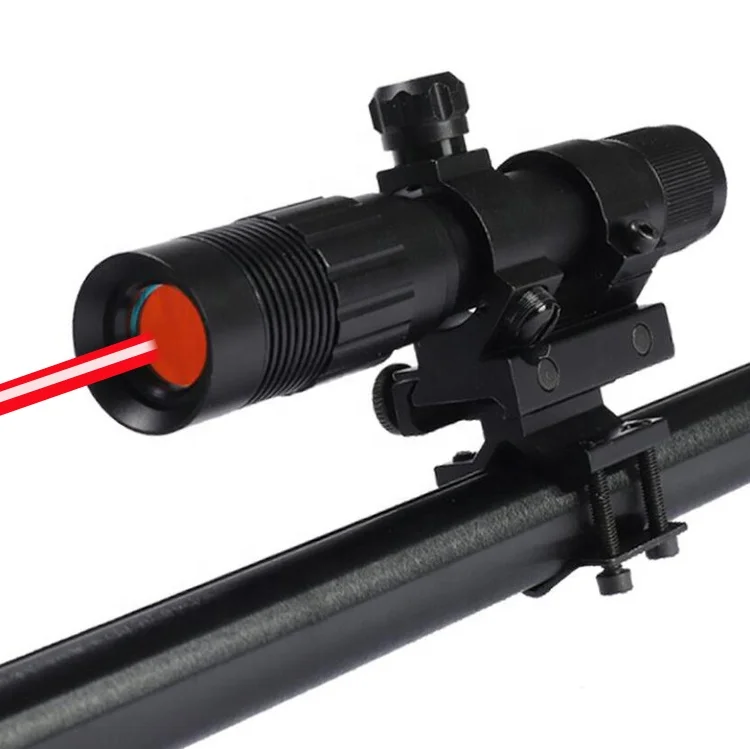 

Outdoor Military Night Searchlight Red Green Lazer Scope Flashlight Torch Hunting Aiming Spot Light Zoom IR Laser Sight