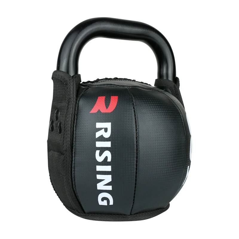 

New design qualified soft kettlebell competition kettlebell, Black