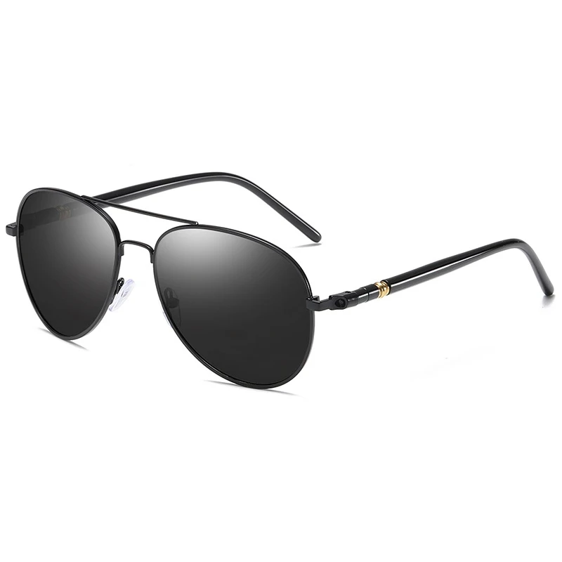 

A0375 Superhot Eyewear Black Shades Men's Polarized Sunglasses