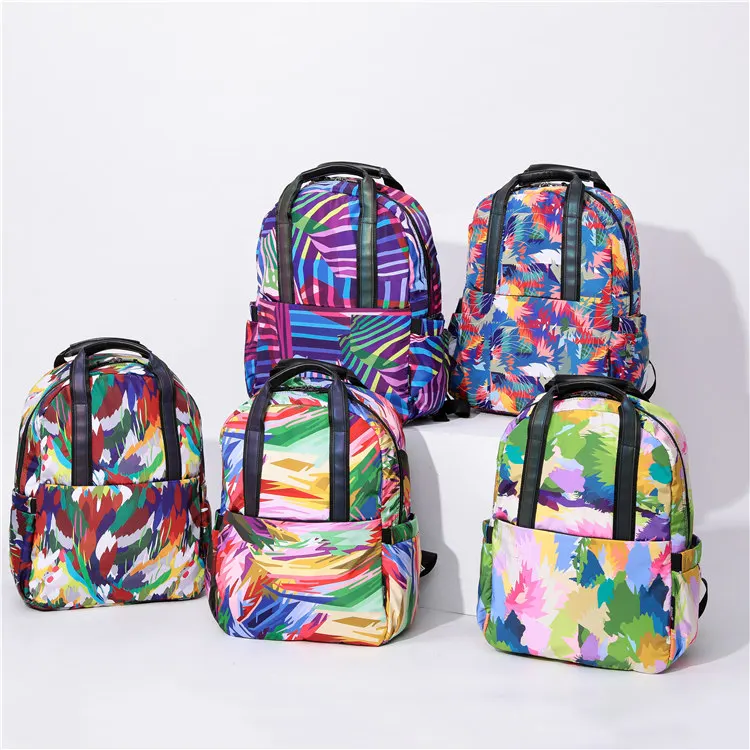 

Wholesale Custom Logo Full Printed Laptop Backpack Women Bolsos Mochilas Para Mujer