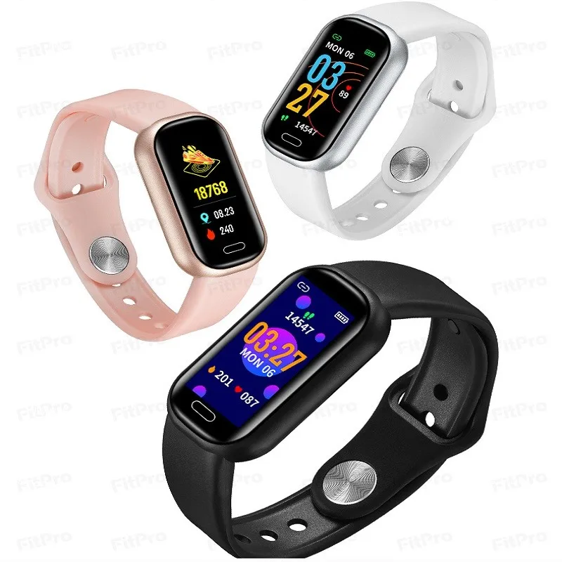 

Factory Cheap Price Smart Watch Y16 BT Call Waterproof Smart Bracelet Time Message Push Smart watch for Android Ios, Black pink blue red