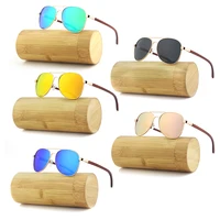 

dropshipping hot sale wholesale glasses women designer gold frame wooden sunglasses