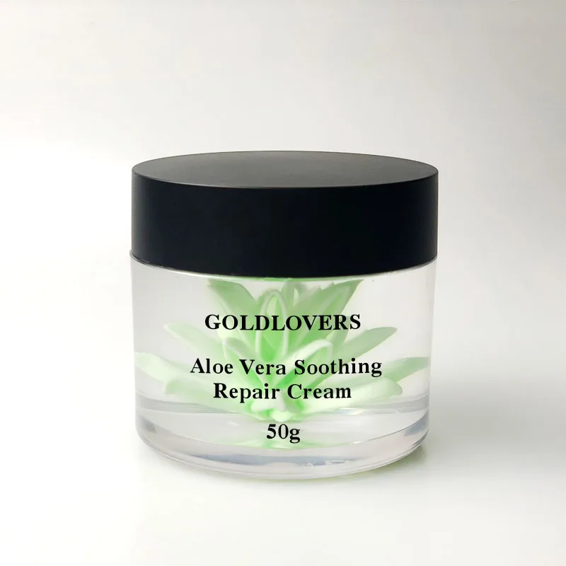 

Aloe Vera Soothing Repair and lifting face Cream, Green