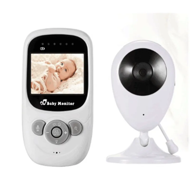 2.4 inch LCD video baby monitor with digital camera, night vision, two-way audio, temperature sensor, lullaby, SP880