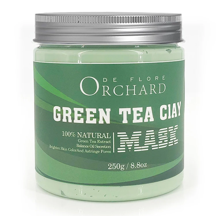 

Facial Skin Care Green Tea Mud Mask Deep Cleaning Face Clay Mask