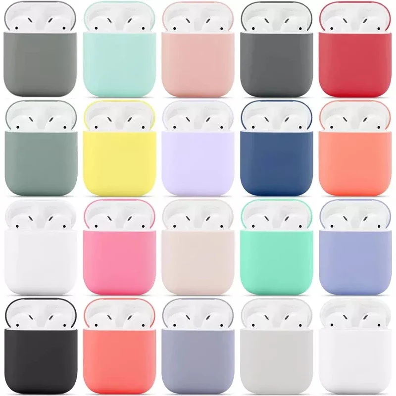 

Soft Silicone Cases For Apple Airpods 1/2 Protective Case Wireless Earphone Cover For Apple air pods Charging Box Bags