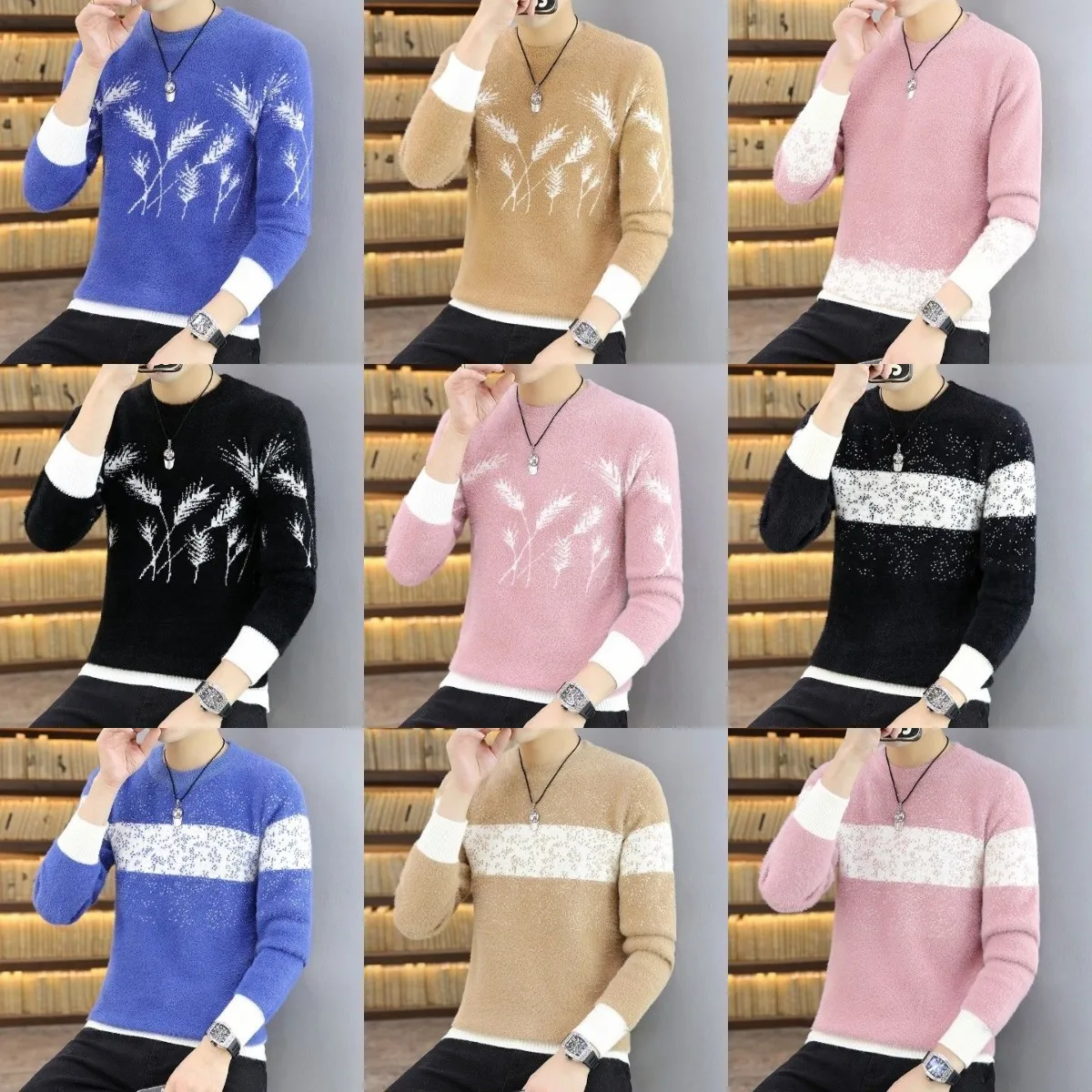 

Men's clothing wholesale fashion winter long sleeve sweaters men's knitted sweaters pullovers men's sweater factory