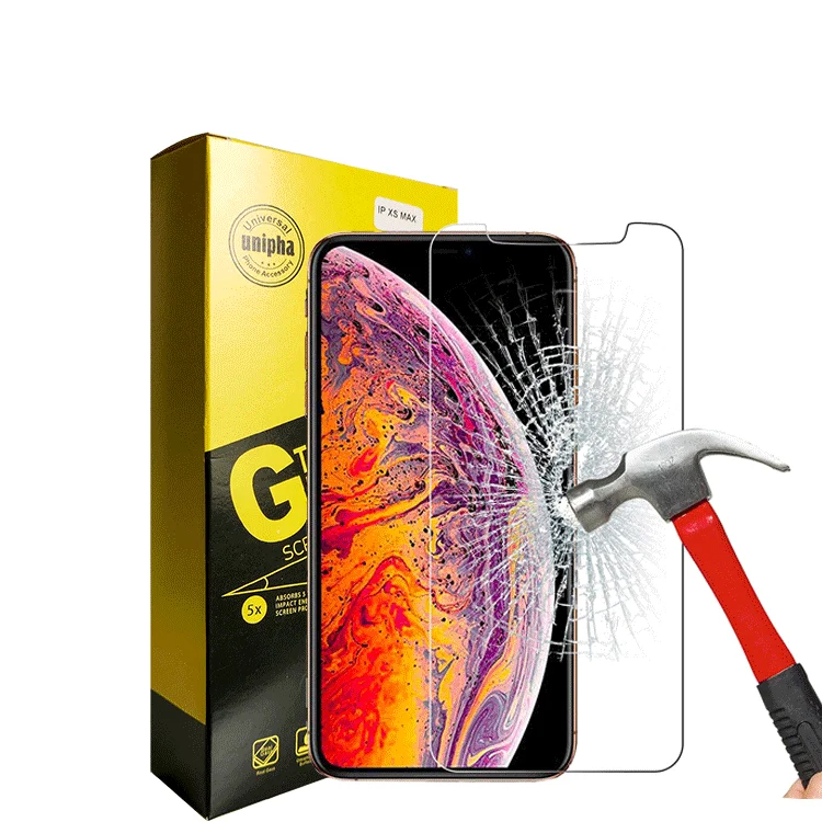 

2.5D Clear Screen Protector Tempered Glass 9H 0.33mm Film For iPhone 11 max pro, Transparent