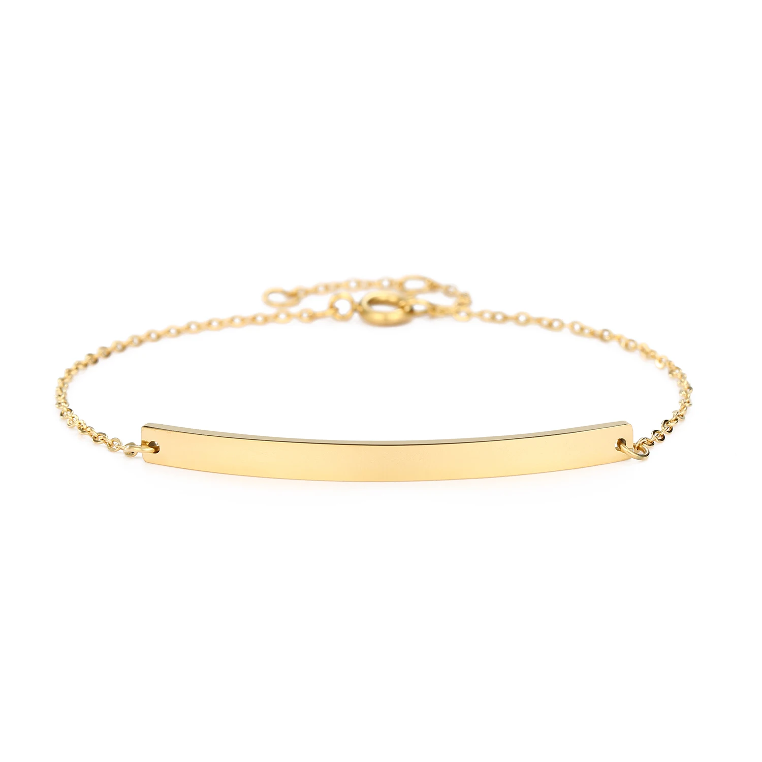 

Custom Trendy Chain Bracelet Jewelry Chain Gold Bracelet Stainless Steel Bracelet Jewelry Wholesale for Women, Silver/gold/rose gold