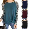 Wholesale New Design Fashion Personalized Women Long Sleeve Leopard Pullover Blouse