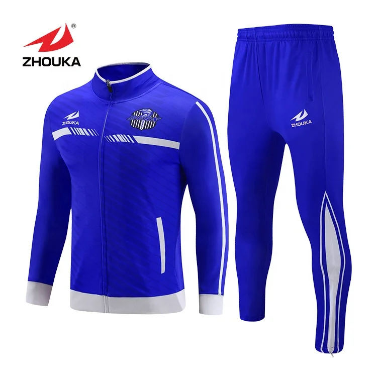 

Profession Design High End Luxury Blue Red Color Options Tracksuit Jacket Wholesale Jogging Wear Tracksuit, Custom color