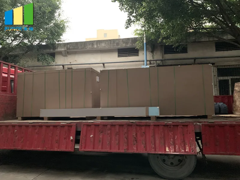 Hotel Soundproof Mobile Movable Wall Partitions Folding Acoustic