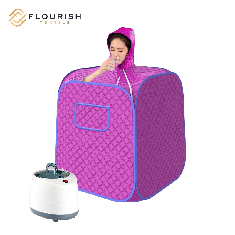 

Flourish ODM/OEM Portable Personal Steam Sauna Home Spa an Indoor Steam Sauna for Relaxation Detox and Therapeutic purple Lady