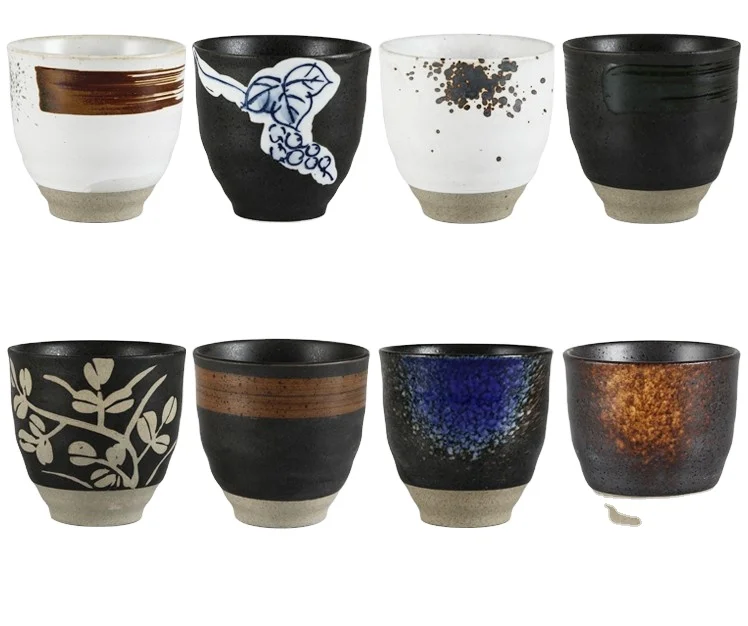 

Creative Japanese Hand-painted Ceramic Pottery Tea Cup, Home Cup Gift Cup