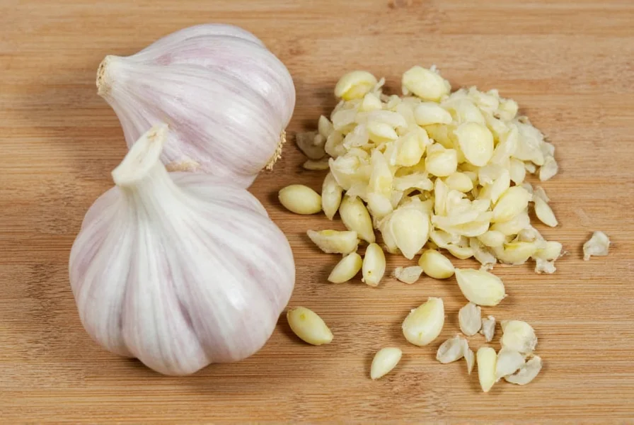 Korrekte Schnitttechnik für Knoblauch
