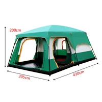 

Big Size Camping Beach Shelters Large Tent Camping 8-12 Person Family Instant Cabin Tent