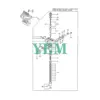 3TNE74 HOLDER DELIV. VALVE 119620-51340 For Yanmar 3TNE74C(E)G1 Engine
