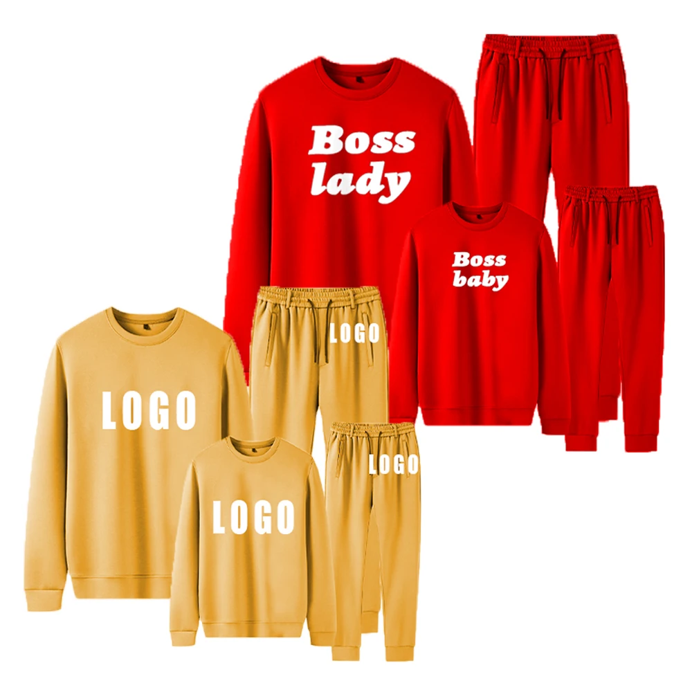 

Custom Mommy and Me Sweatshirts Winter Tracksuits Kids Clothing Girls Stylish Little Girls Clothing Sets Boutique Kids Clothes, Pink