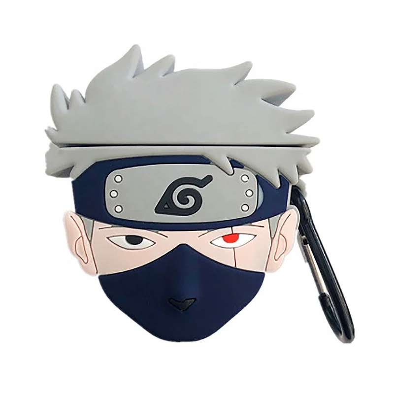 

3D Anime Kakashi Cartoon Case Character Naruto Cover For Apple Airpods 1 2 Pro