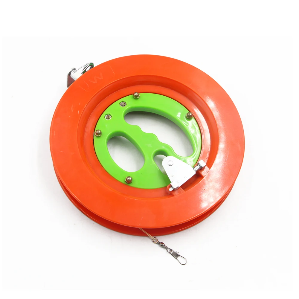 

20 cm large-size string reel kite rell wheel hand fishing line winder, Orange/white
