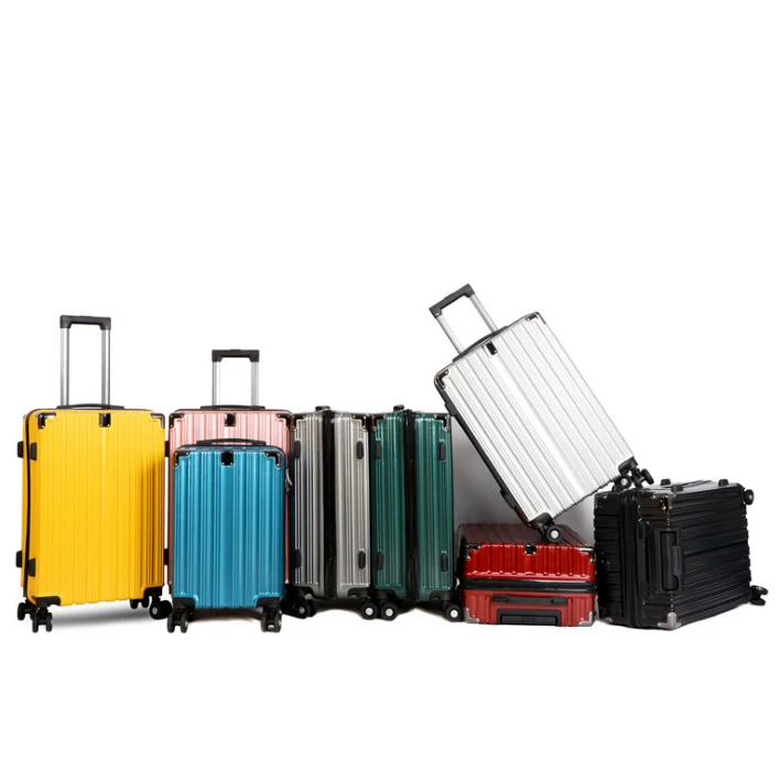

Big Capacity Luggage Mesh Pocket Hard Shell Travel Luggage Ladies Waterproof Carry On ABS Spinner Luggage