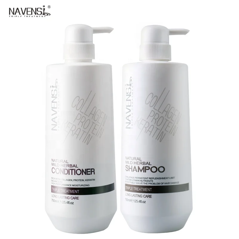 

OEM wholesale the best hair smooth keratin treatment shampoo and conditioner with private logo
