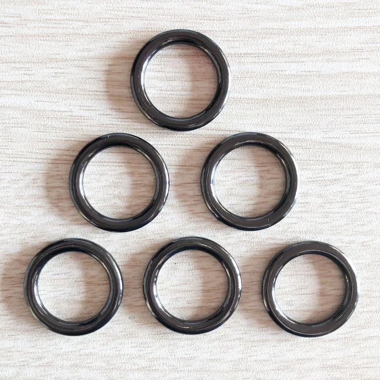 

19mm Gun Metal Ring for bag accessories, Dark gray or gun metal