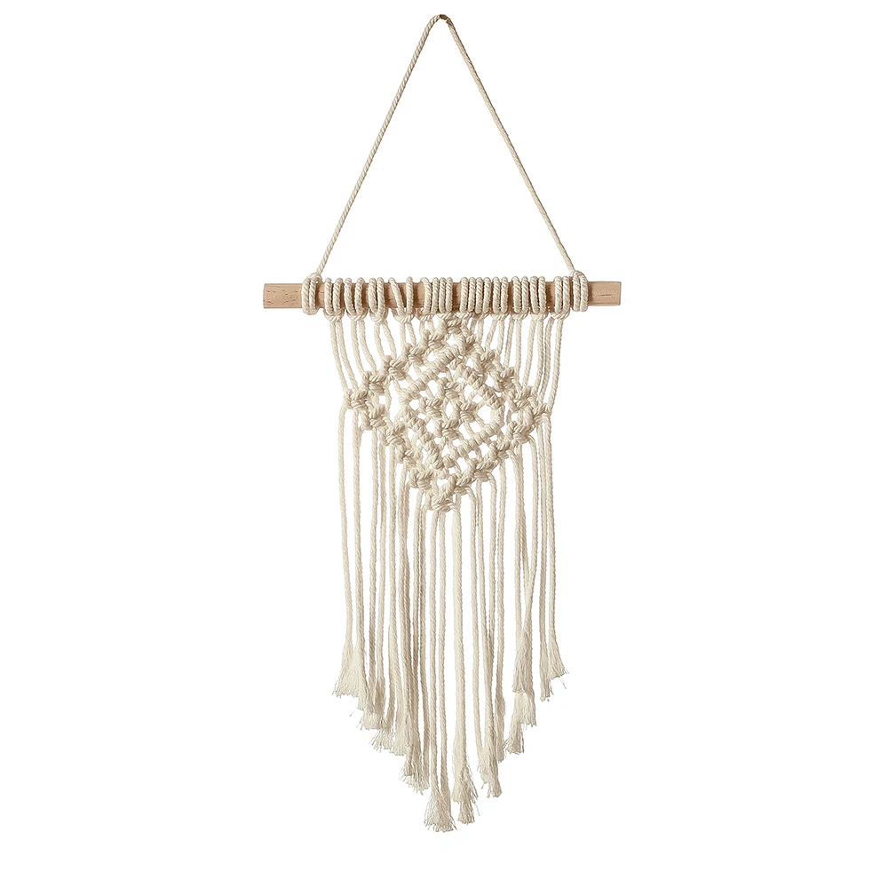 

Retro hand knitted indian pure cotton handcraft wall hanging handmade wall hanging art home decorative macrame