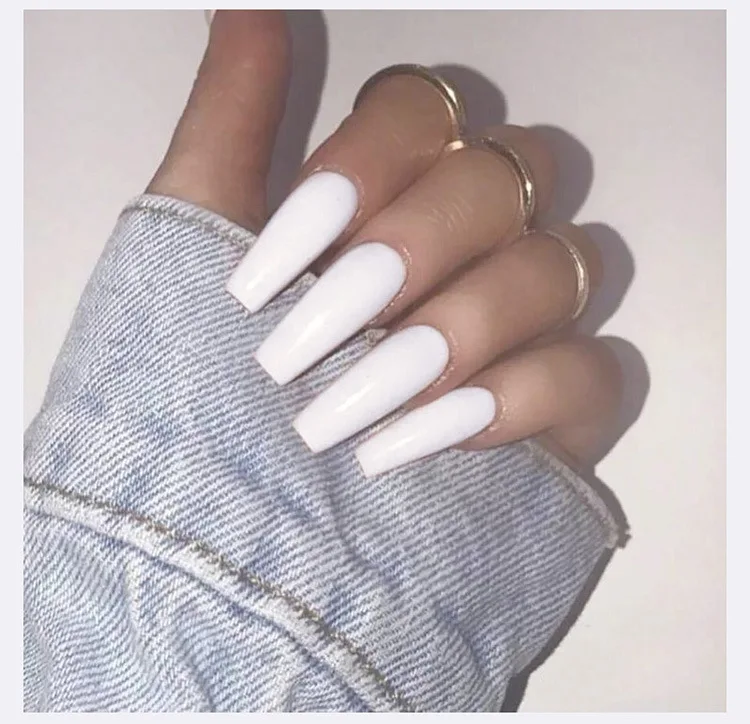 

Low Moq Design Fashion White Full Cover Waterproof Plastic False Nail Packaging Box, Natural