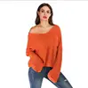 Speed sell autumn women fashion long sleeve V collar loose sweater