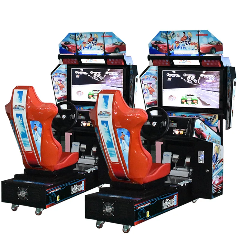 

coin operated game machine 32LCD outrun car racing simulator game machine