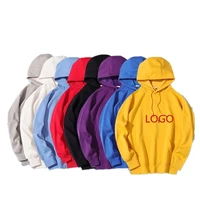 

Custom LOGO Autumn Fashion Pure Color Sweatshirts Men's Hoodies