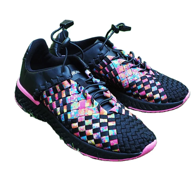 

Men and women breathable casual walking shoes Massage sneakers casual sport shoe, Black