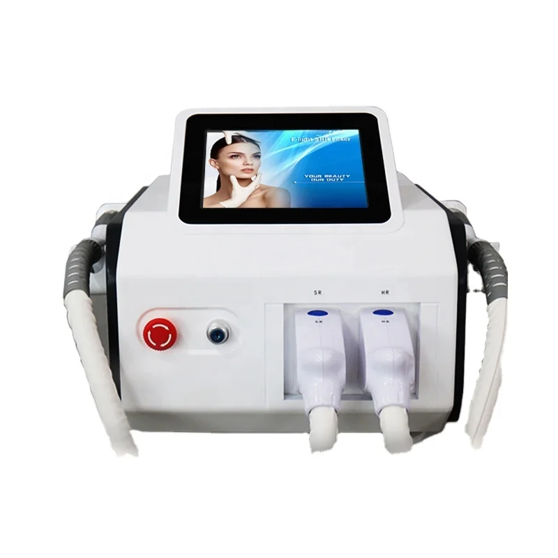 

Beauty Clinic Use Portable 2 in 1 IPL Hair Removal SHR Skin Rejuvenation Laser Beauty Machine for Skin Tightening Whitening