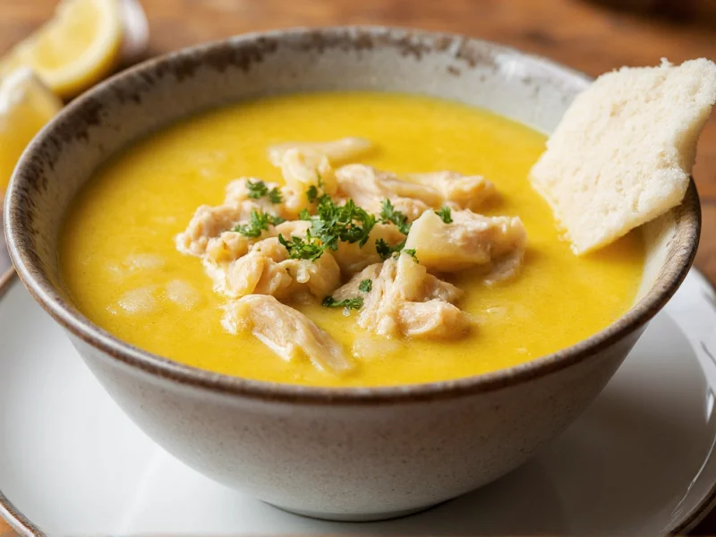 greek chicken lemon soup