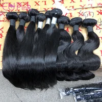 

100% remy cuticle aligned remy extensions super double drawn Vietnamese virgin bundles double drawn hair with closures