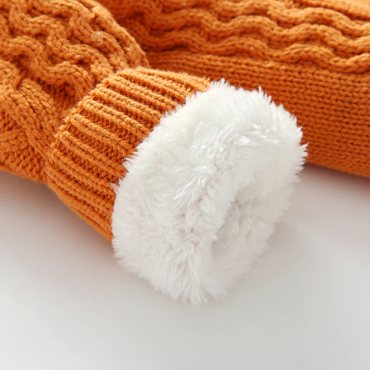 
cable pattern thickening knit baby sweaters winter baby clothes kids pullovers 