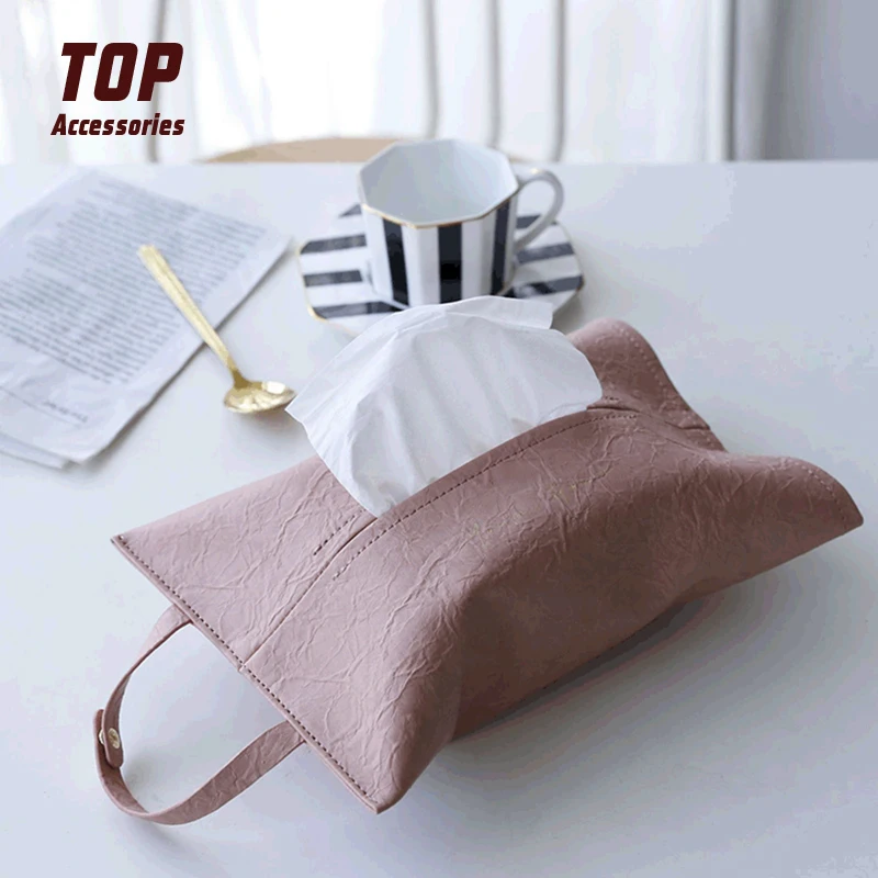 

Fashion Car Seat Hanging Nordic Creative Leather Stamping Letter Tissue Boxes