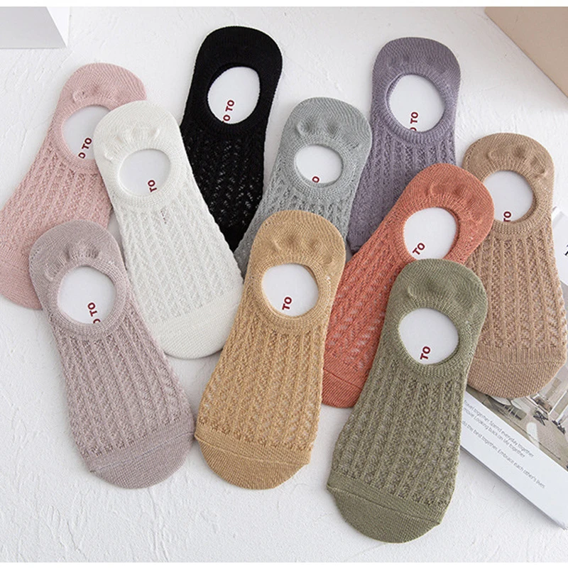 

lady cotton footie socks no show invisible hidden boat socks slip cotton women invisible ankle low cut liner socks
