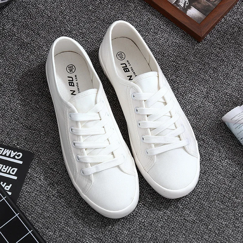 

sh10583a China Factory Cheap Price White Casual Fashion Women Canvas Shoes 2021